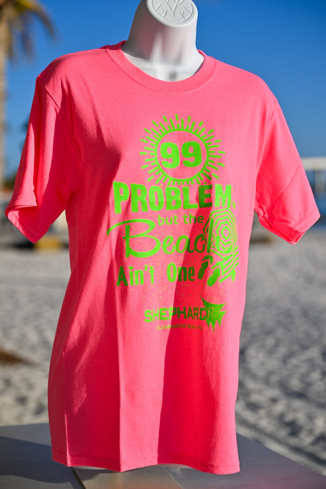 "99 Problems But A Beach Ain't One" T-shirt