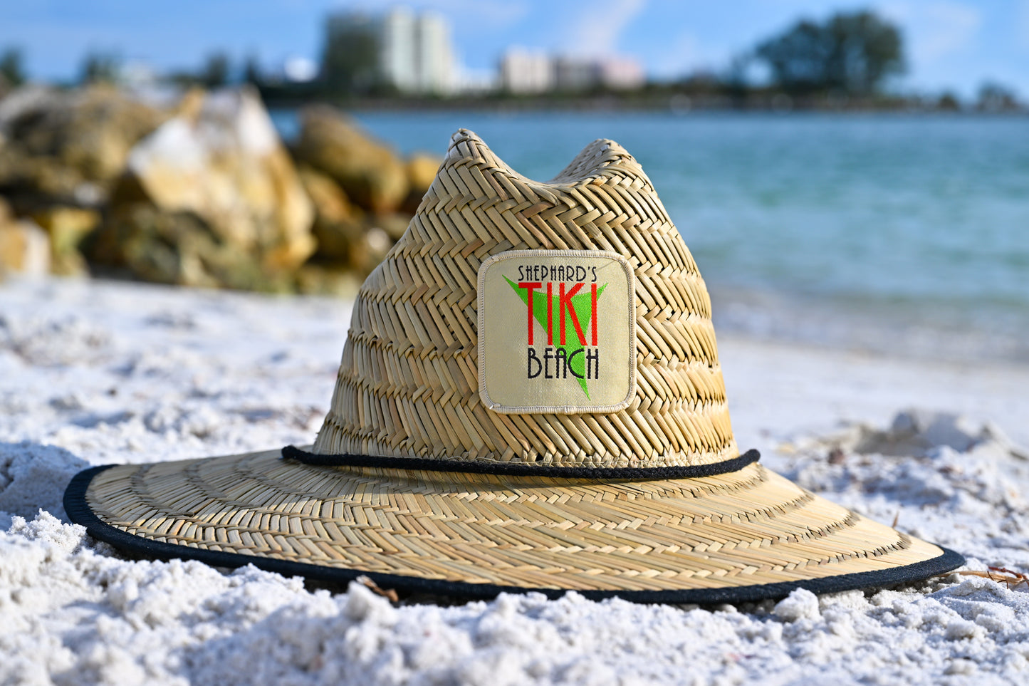 Straw Beach Hat - Shephard's Tiki Beach