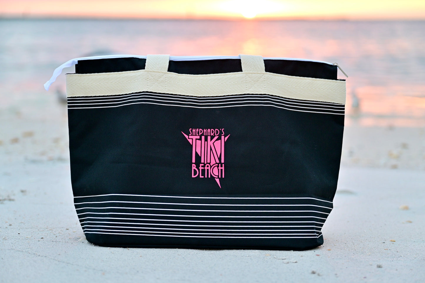 Tiki Beach Tote Bag