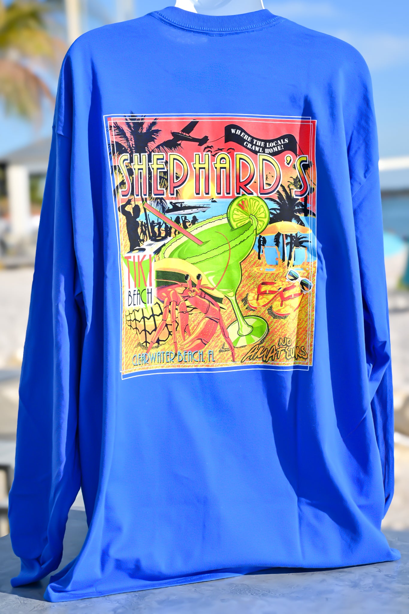 Tiki Beach Long Sleeve T-Shirt - Unisex