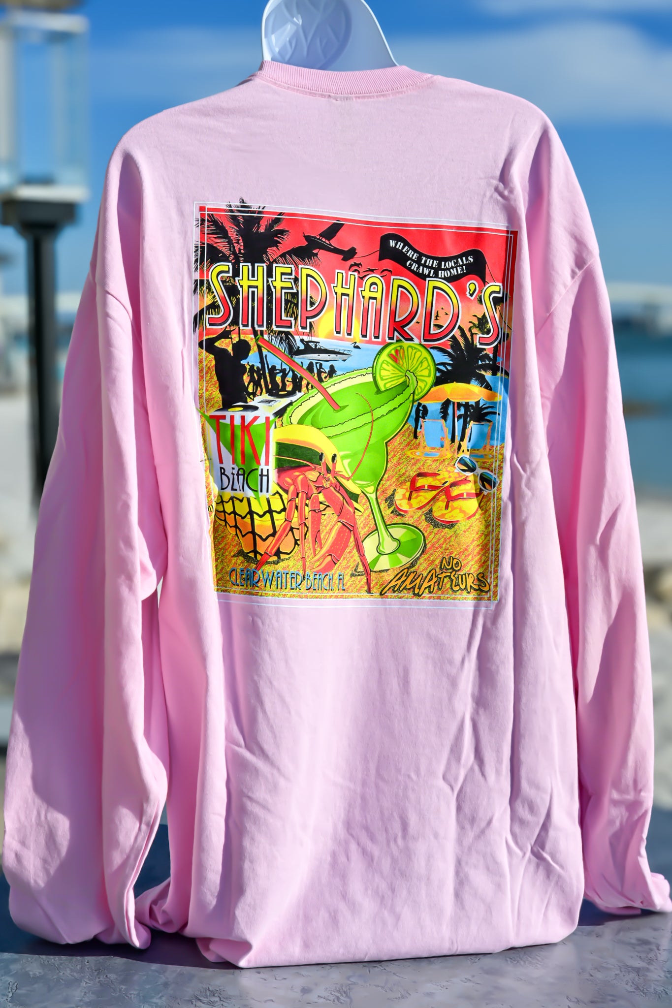 Tiki Beach Long Sleeve T-Shirt - Unisex