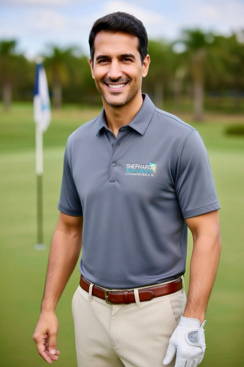 Polo Shirt - embroidered Shephard's logo