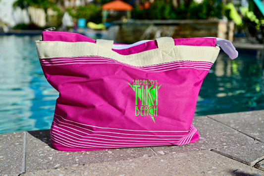 Tiki Beach Tote Bag