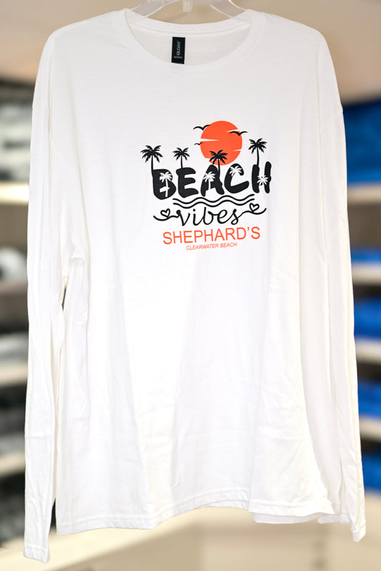 "Beach Vibes" Long-sleeve T-shirt