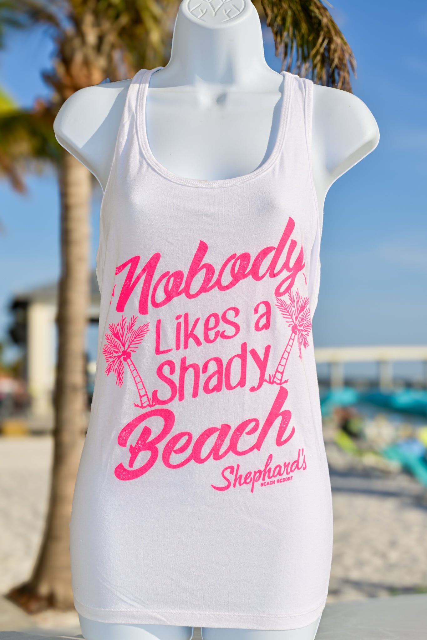 Sassy "Beach" Ladies Tank Tops